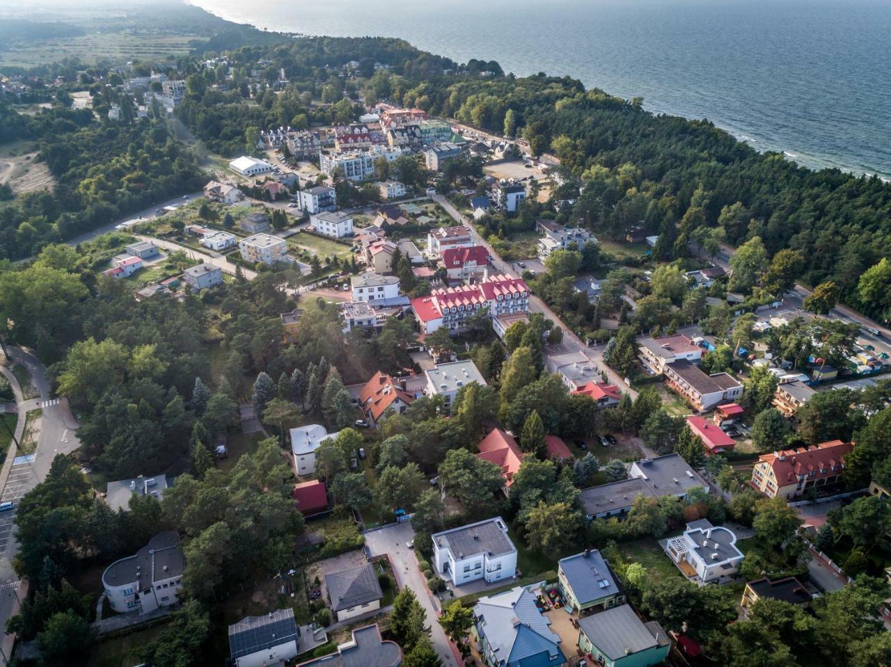 Hotel Farys Jastrzębia Góra Exterior foto